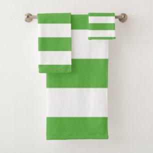 Conjunto De Toalhas Listra verde