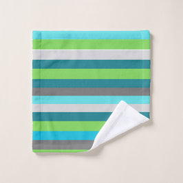 Conjunto de toalhas listradas