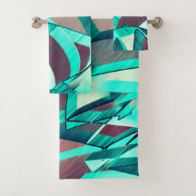 Listras azuis ou cianas sobre a laranja avermelhad