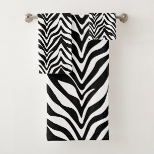 Conjunto De Toalhas Listras chiques da zebra