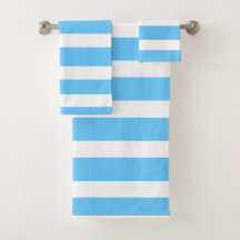 Listras de Cabana Azul Céu e Branco