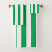 Listras de Cabana Verde e Branco