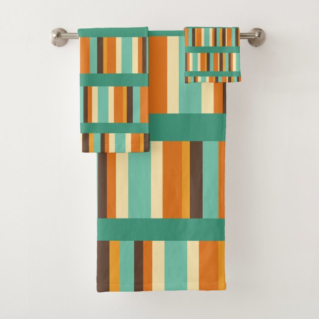 Conjunto De Toalhas Listras de Faixas  (Insitu)