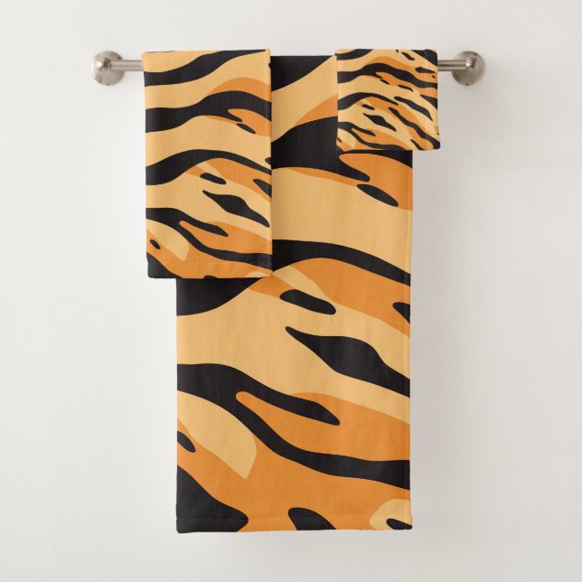 Conjunto De Toalhas Listras de Tigre (Insitu)