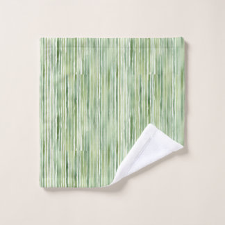 Conjunto De Toalhas Listras Verdes