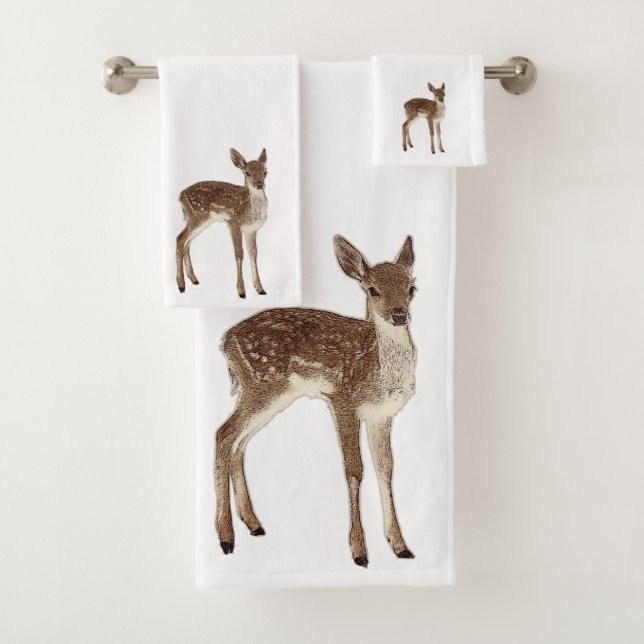 Conjunto De Toalhas Little Fawn (Insitu)
