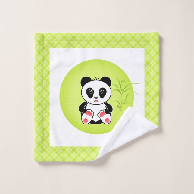 Conjunto De Toalhas Little Panda (Pano de lavar)