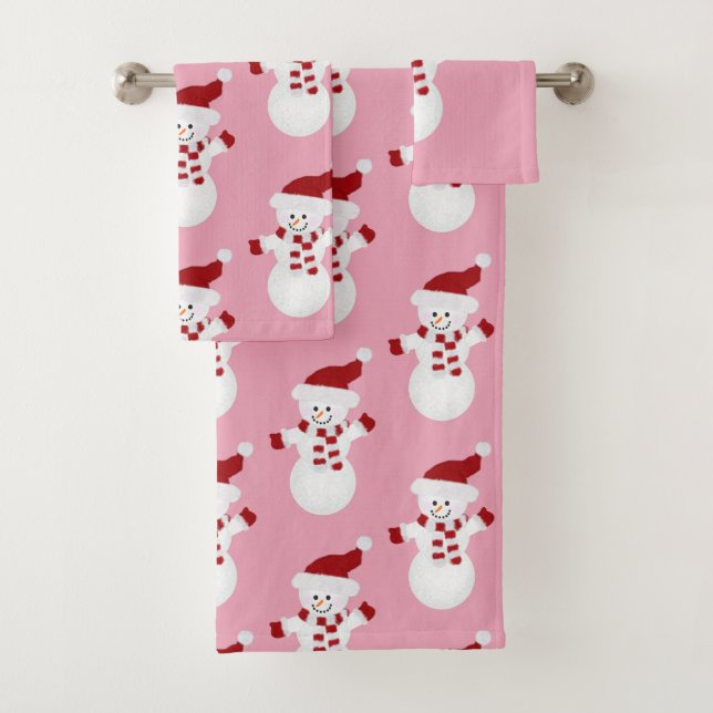 Conjunto De Toalhas Little Snowman Christmas (Insitu)