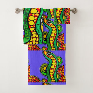 Conjunto De Toalhas Lizard Love