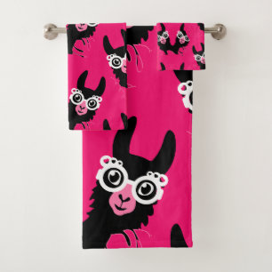 Conjunto De Toalhas Llama Sisters