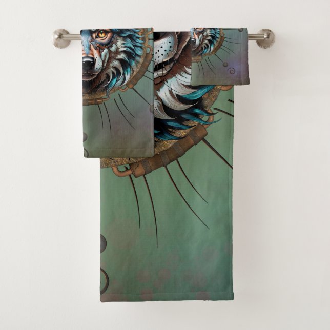 Conjunto De Toalhas Lobo-galão fantástico. (Insitu)