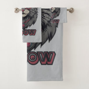 Conjunto De Toalhas Logotipo de Gato da Cinza de Animação Japonesa Vin