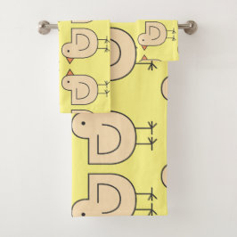 Conjunto De Toalhas Lolailo 16 Pio Pio