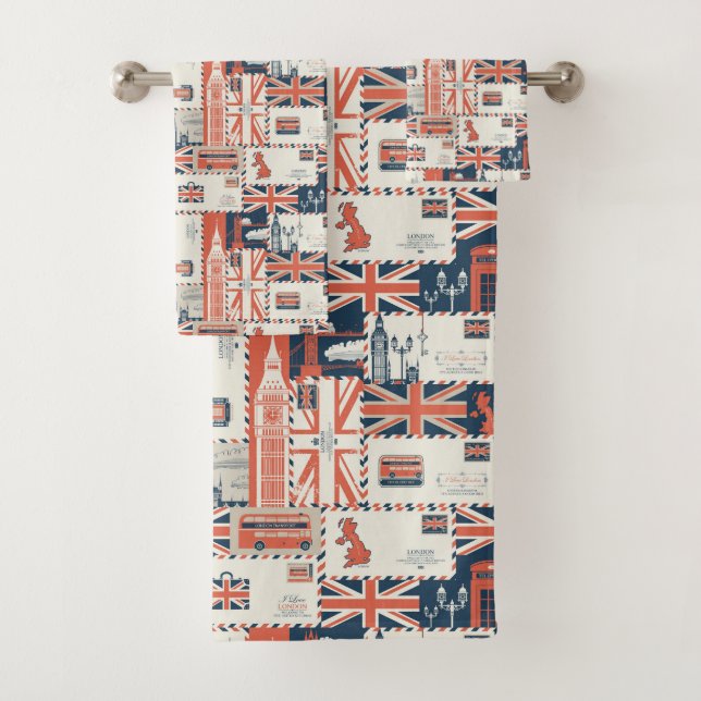 Conjunto De Toalhas London Posta Towel Set (Insitu)