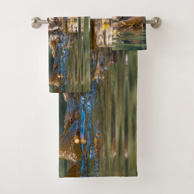 Conjunto De Toalhas Lontra do Mar de Onda (Insitu)