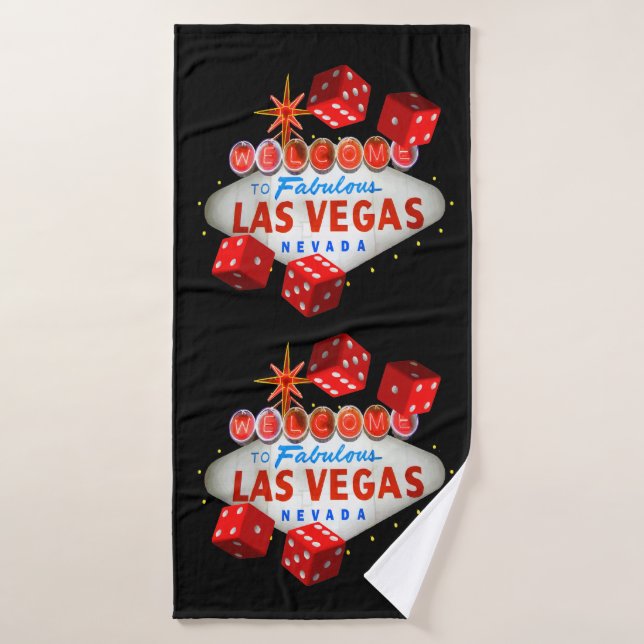 Conjunto De Toalhas Lucky Las Vegas Bath Towel Set (Toalha de Banho)