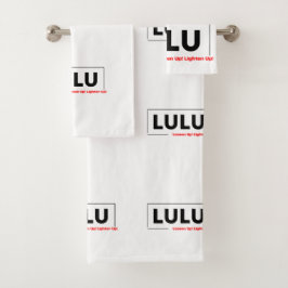 CONJUNTO DE TOALHAS LULU