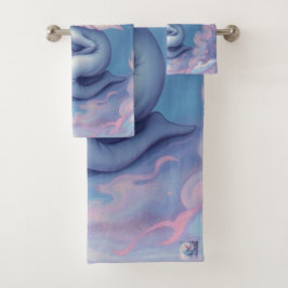 Conjunto De Toalhas „Lunara – Die Träumerin des Himmels“