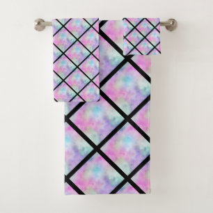 CONJUNTO DE TOALHAS LUXE PASTEL RAINBOTH BATH SET