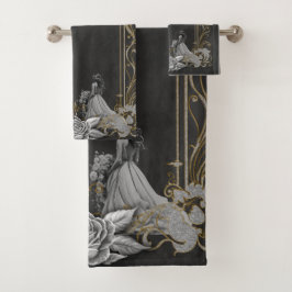 Conjunto De Toalhas Luxo encontra romance.