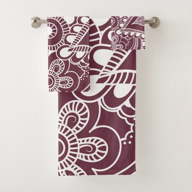 Conjunto De Toalhas Luxury Mandala 44 (Insitu)