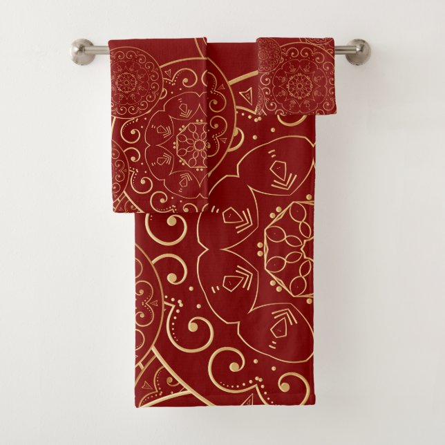 Conjunto De Toalhas Luxury Mandala 50 (Insitu)