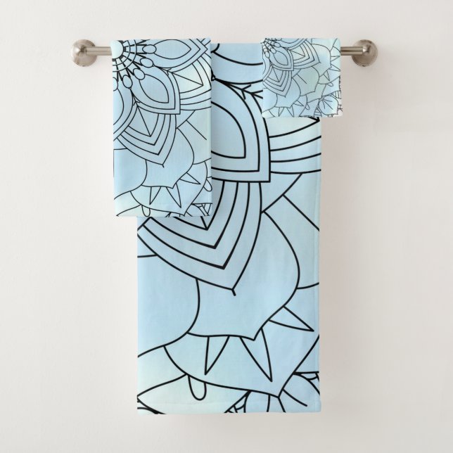 Conjunto De Toalhas Luxury Mandala 56 (Insitu)