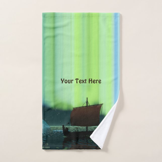 Conjunto De Toalhas Luzes De Vazamento E Norte (Toalha de mão)