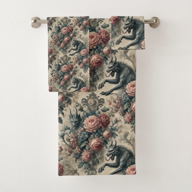 Conjunto De Toalhas Lycans & Lullabies - Vitoriano Gótico (Insitu)