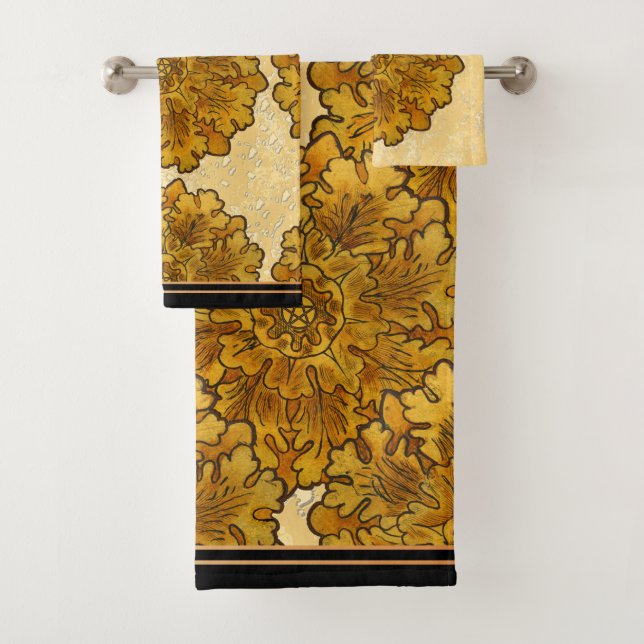 Conjunto De Toalhas Mabon Equinox Oak Leaves (Insitu)