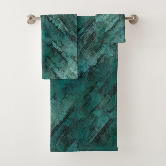 Conjunto De Toalhas Maçã ciana mal feita (Insitu)