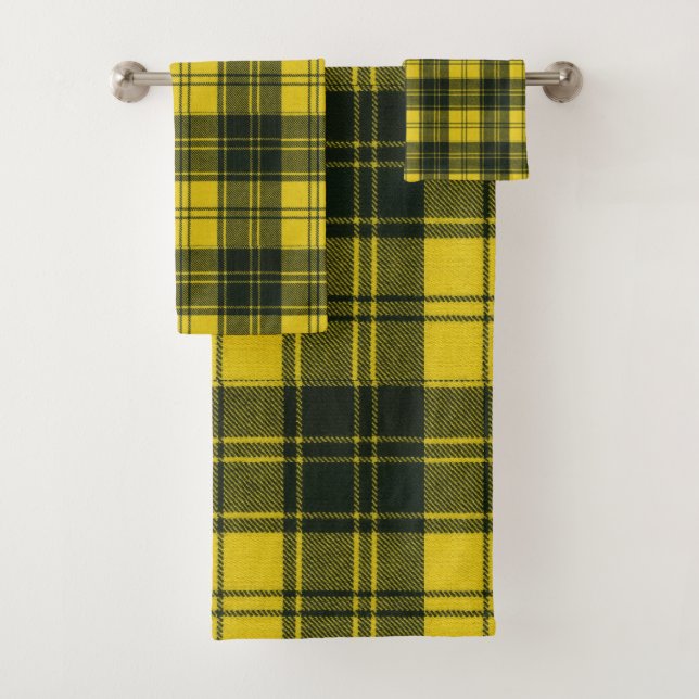 Conjunto De Toalhas MacLachlan Dress Modern Original Tartan Escocês (Insitu)