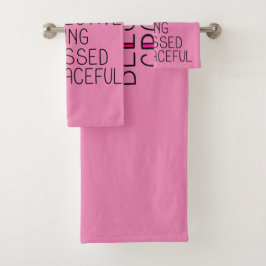 Conjunto De Toalhas Mãe Anagram Mãe Protetora Incrível