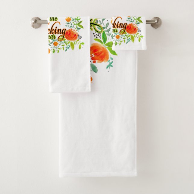 Conjunto De Toalhas Mãe Floral de Flor Selvagem do Ano de F* (Insitu)