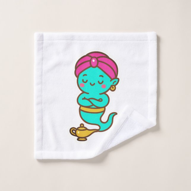 Conjunto De Toalhas Magical Kawaii Djinn - Neon Spirit (Pano de lavar)