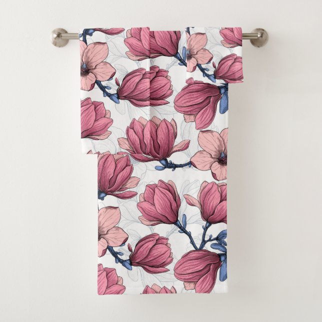 Conjunto De Toalhas Magnolia Jardim 2 (Insitu)