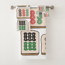 Mahjong Azulejo com sorte os fãs dos jogadores de