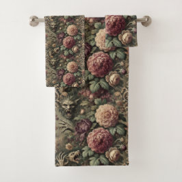 Conjunto De Toalhas Mais alto que Blooms - Vitoriano Gótico