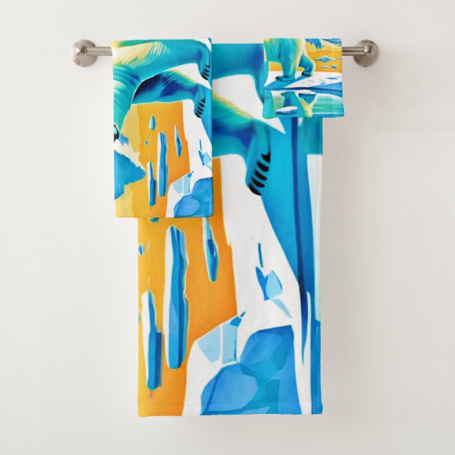 Conjunto De Toalhas Majestade Polar: Paisagem Ártica (Insitu)