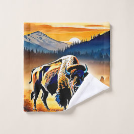 Conjunto De Toalhas Majexpressa Bison Sunset