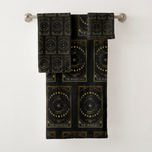 Conjunto De Toalhas Major Arcana O Cartão Tarot Mágico