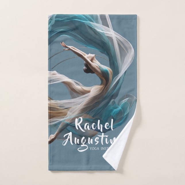 Conjunto De Toalhas Malhação de pilotos instrutores de ioga aérea voad (Toalha de mão)