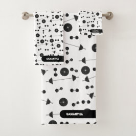 Conjunto De Toalhas Malhação de Treinamento de Peso Dumbbell Bodybuild