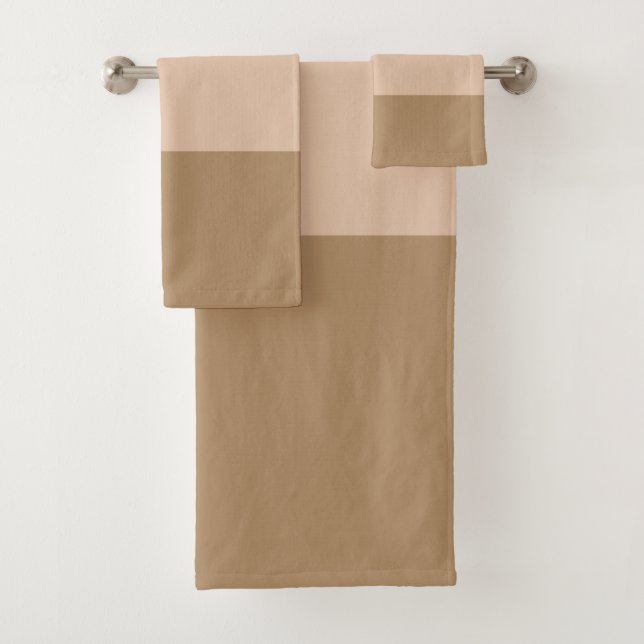 Conjunto De Toalhas Mambre Castanho Strike (Insitu)