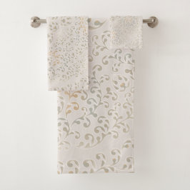 Conjunto De Toalhas Mandala Barroco - Design