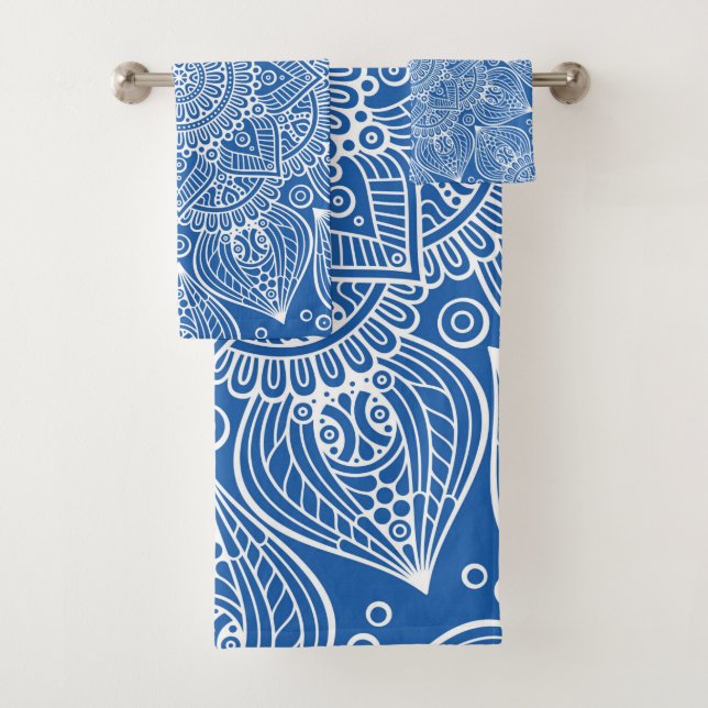 Conjunto De Toalhas Mandala de Luxo 36 (Insitu)