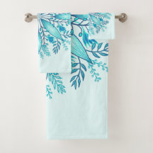 Mandala Floral - Floco de Neve Boho Azul Turquesa