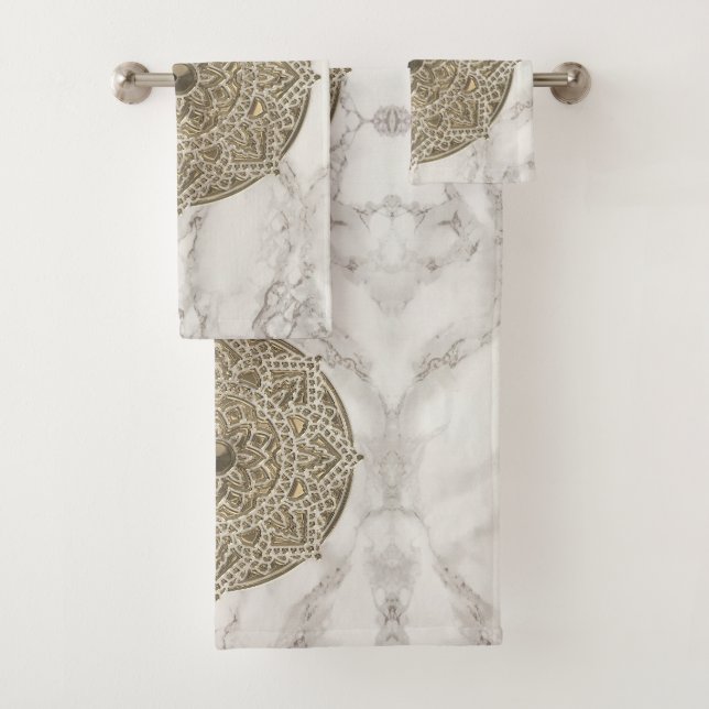 Conjunto de toalhas mandala majestoso (Insitu)