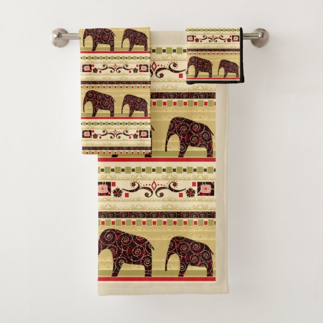 Conjunto De Toalhas manta de retalhos africana (Insitu)