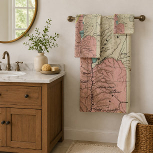 Conjunto De Toalhas Mapa de Israel